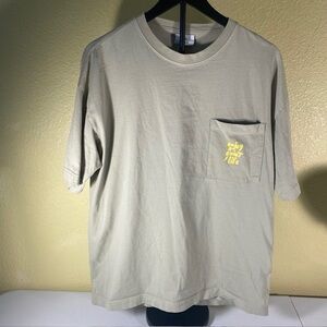 H&M Light Gray Graphic Pocket Tee